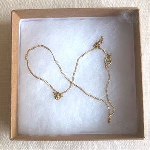 14K thin gold chain